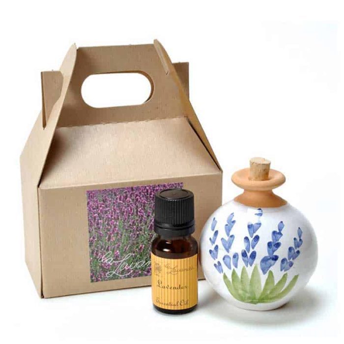 Lavender Scent Diffuser & Essential Oil Gift Set