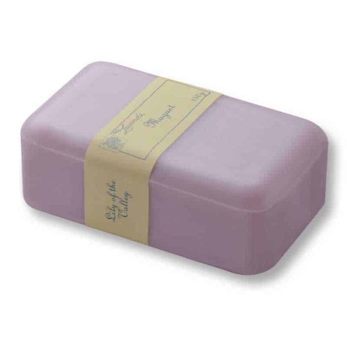 Muguet Lily of the Valley French Soap Bar Angle