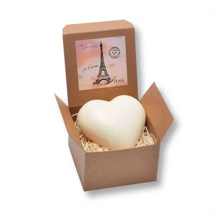 French Tulip Heart Soap Gift Box