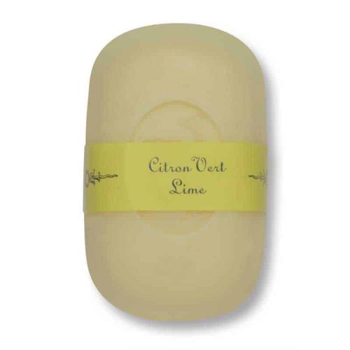 Lime Curved Boutique French Soap 100g