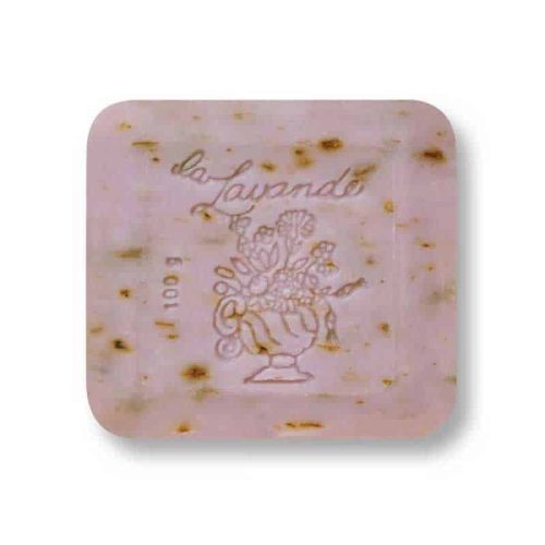 Jardin de Senteurs Lavender Lilac French Bar Soap - 100g Square
